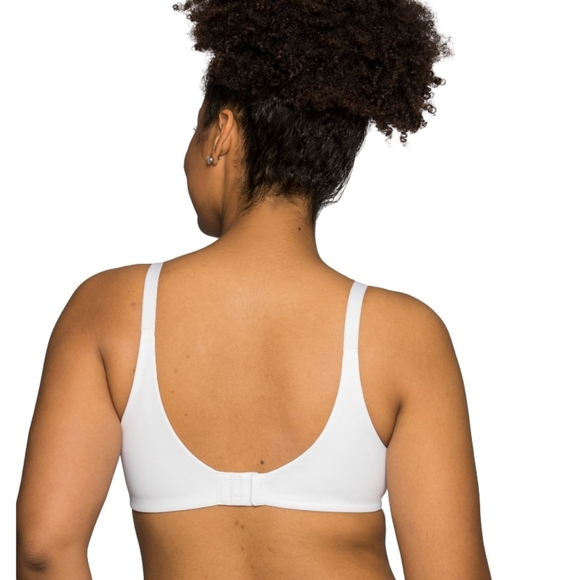 Vanity Fair White Back Smoothing Underwire Bra Size Women's 44C - Picture 2 of 7